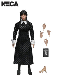 WEDNESDAY - WEDNESDAY ADDAMS (CLASSIC DRESS) 8" CLOTHED ACTION FIGURE - Front