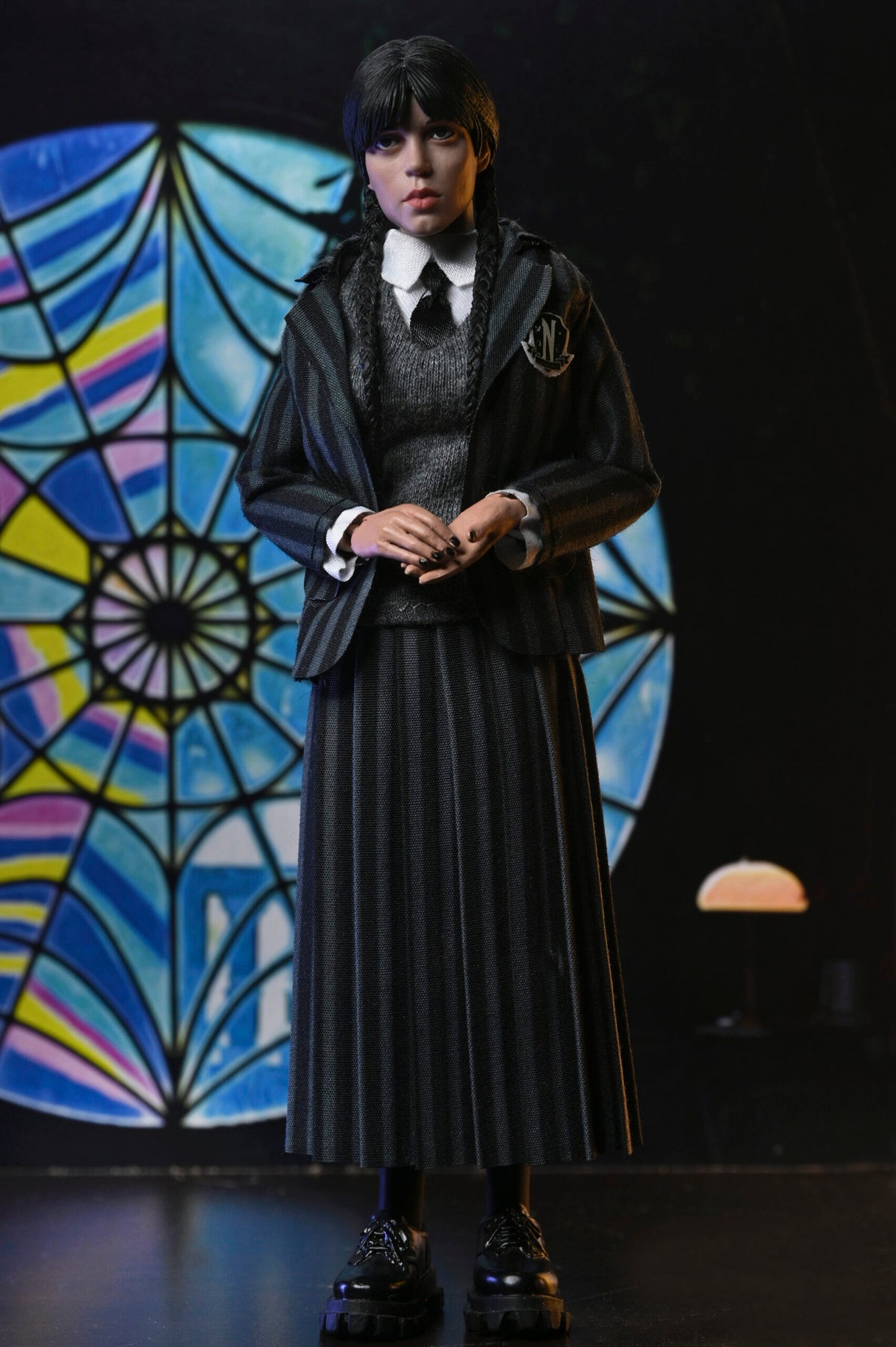 WEDNESDAY - WEDNESDAY ADDAMS (NEVERMORE UNIFORM) AND ENID 2 PACK - 8" CLOTHED ACTION FIGURE