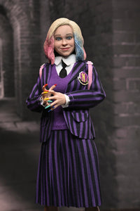 WEDNESDAY - WEDNESDAY ADDAMS (NEVERMORE UNIFORM) AND ENID 2 PACK - 8" CLOTHED ACTION FIGURE - Packaging