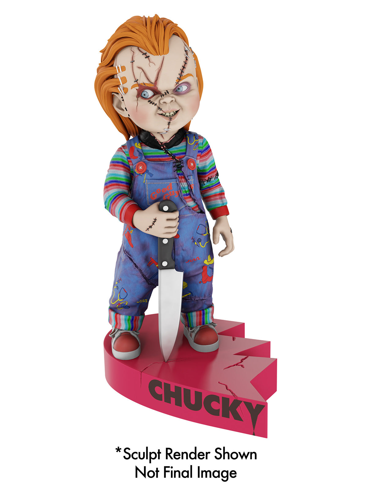 CHUCKY BRIDE OF CHUCKY HEAD KNOCKER (HEART CONNECT BASE) - Back