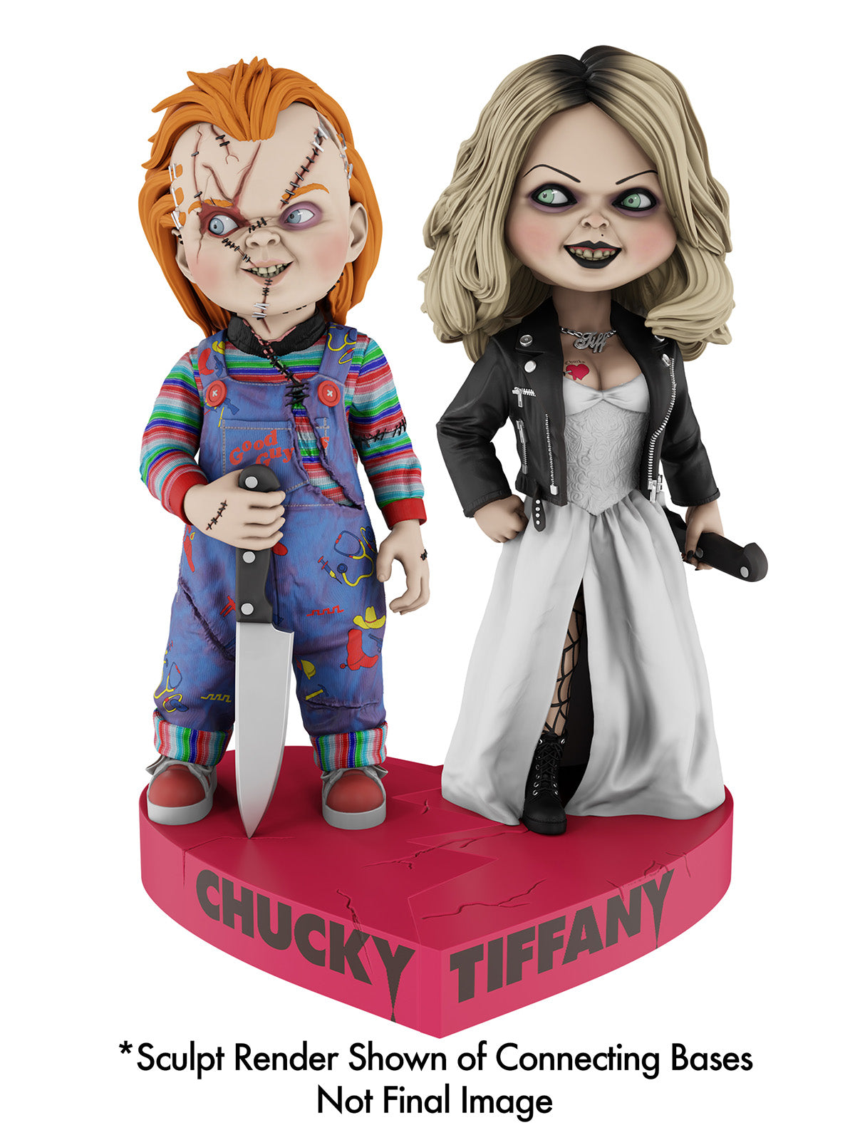 CHUCKY BRIDE OF CHUCKY HEAD KNOCKER (HEART CONNECT BASE) - Side
