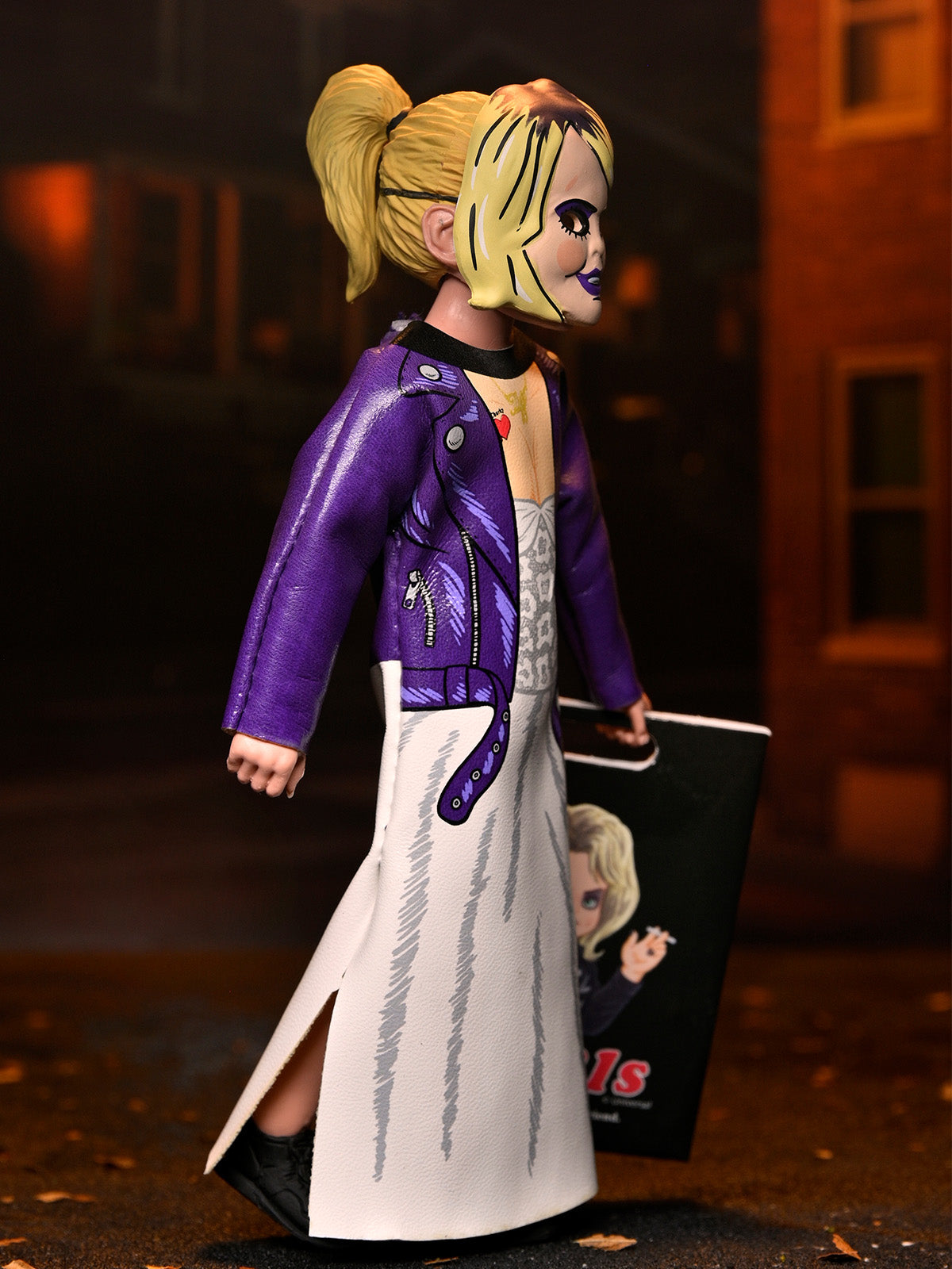 BEN COOPER X BRIDE OF CHUCKY 6" CLOTHED FIGURE - TIFFANY COSTUME FIGURE - Packaging