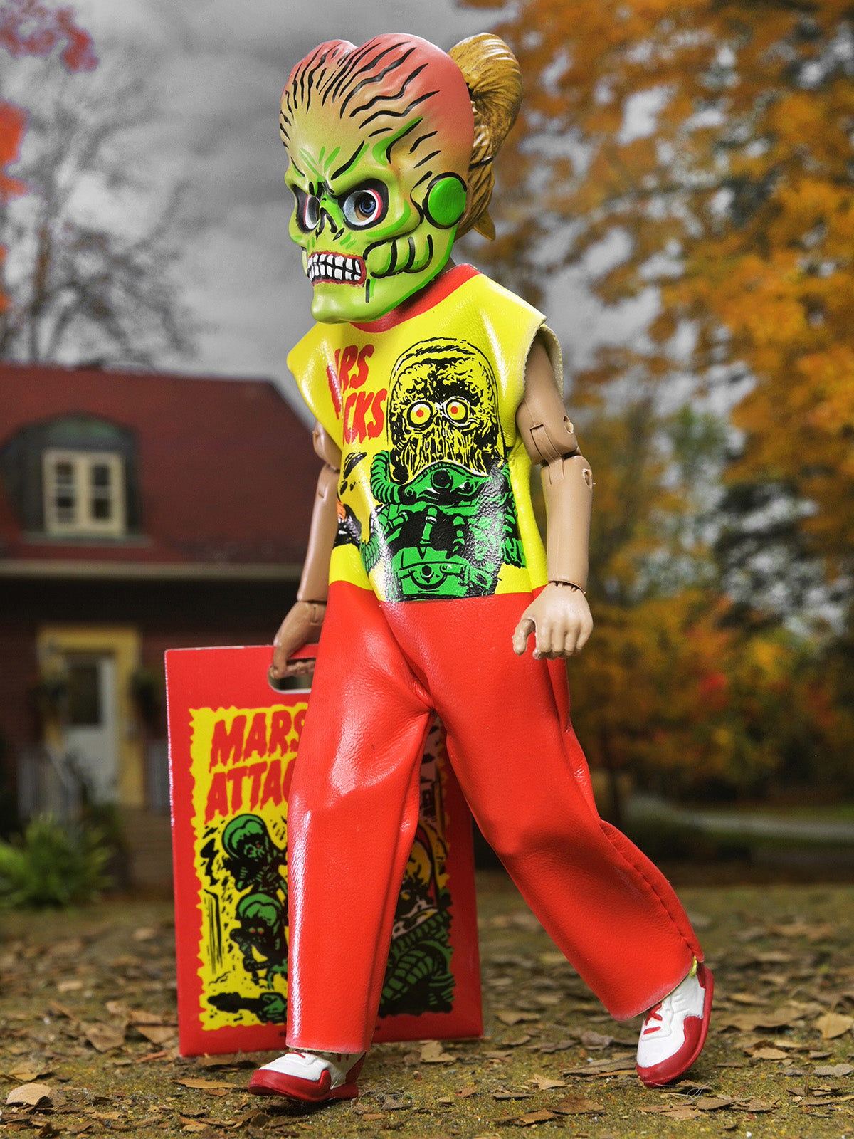 BEN COOPER X MARS ATTACKS MARTIAN 6" CLOTHED COSTUME FIGURE - Packaging
