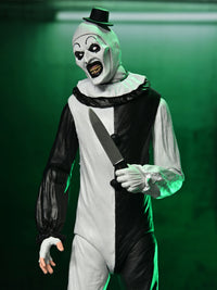TERRIFIER - ULTIMATE ART THE CLOWN &amp; LITTLE PALE GIRL 2 PACK - 7" SCALE ACTION FIGURES - Side