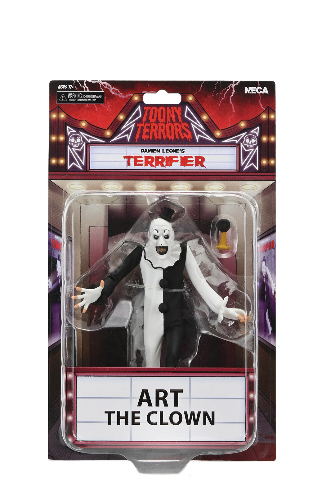 TERRIFIER - TOONY TERRORS ART THE CLOWN 6" SCALE ACTION FIGURE