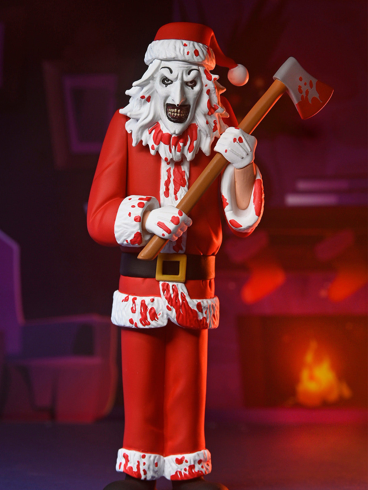 TERRIFIER - ART THE CLOWN SANTA SUIT (BLOODY VERSION) 6" SCALE FIGURE TOONY TERRORS
