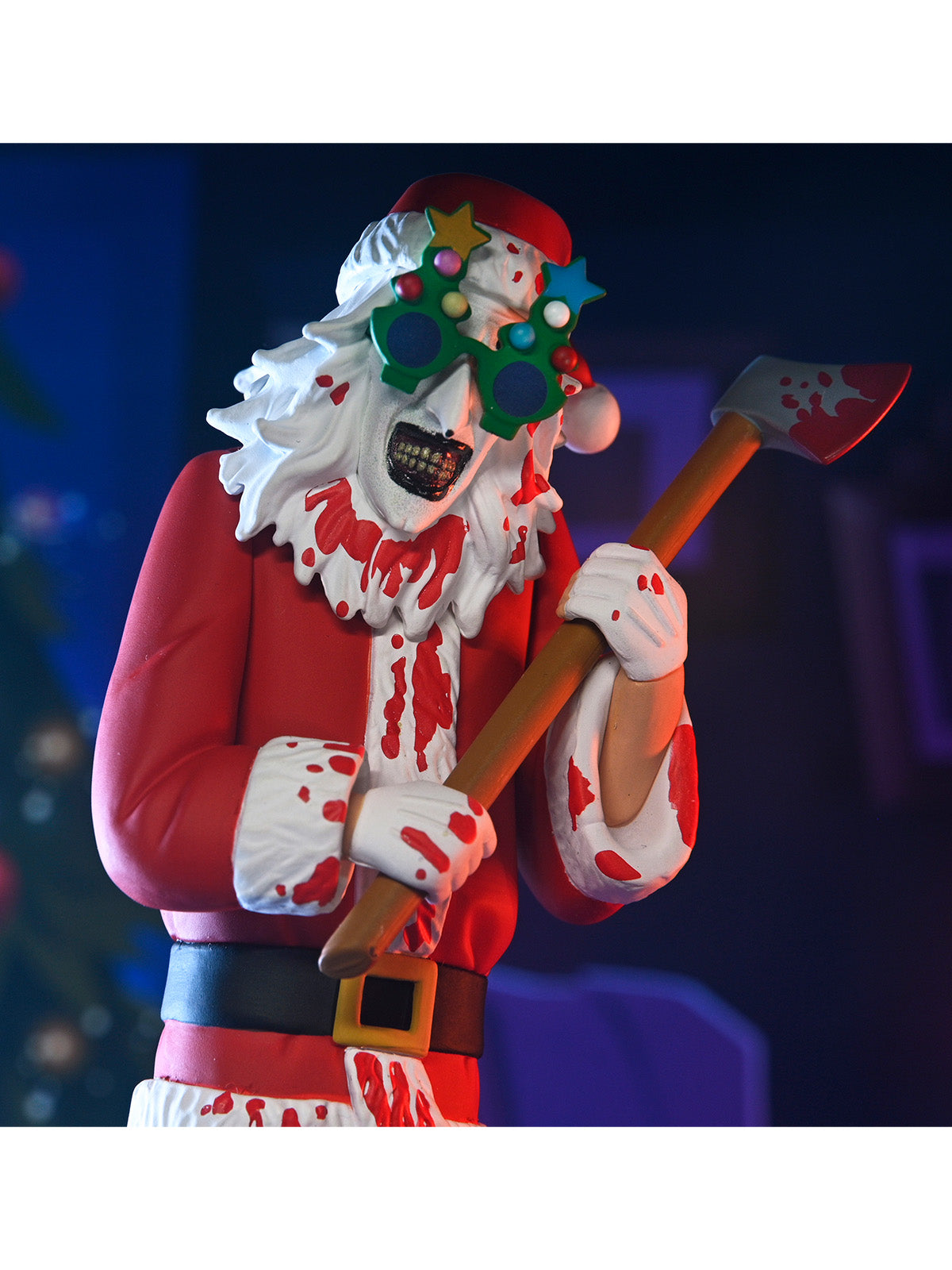 TERRIFIER - ART THE CLOWN SANTA SUIT (BLOODY VERSION) 6" SCALE FIGURE TOONY TERRORS - Packaging