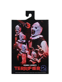 TERRIFIER - ULTIMATE ART THE CLOWN (BLOOD SPLATTERED) - 7" SCALE ACTION FIGURE