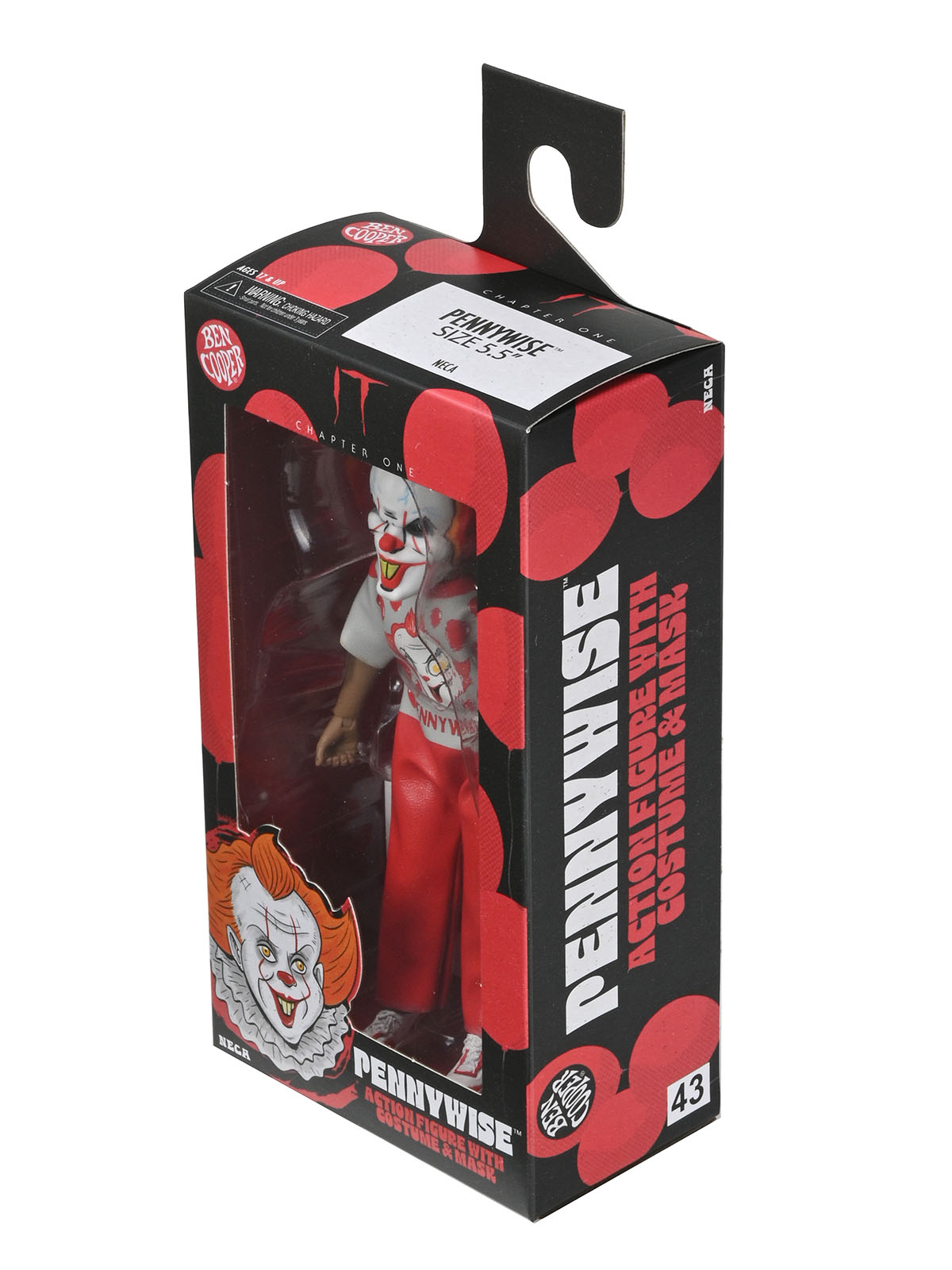 BEN COOPER X IT (2017) 6" CLOTHED FIGURE - PENNYWISE