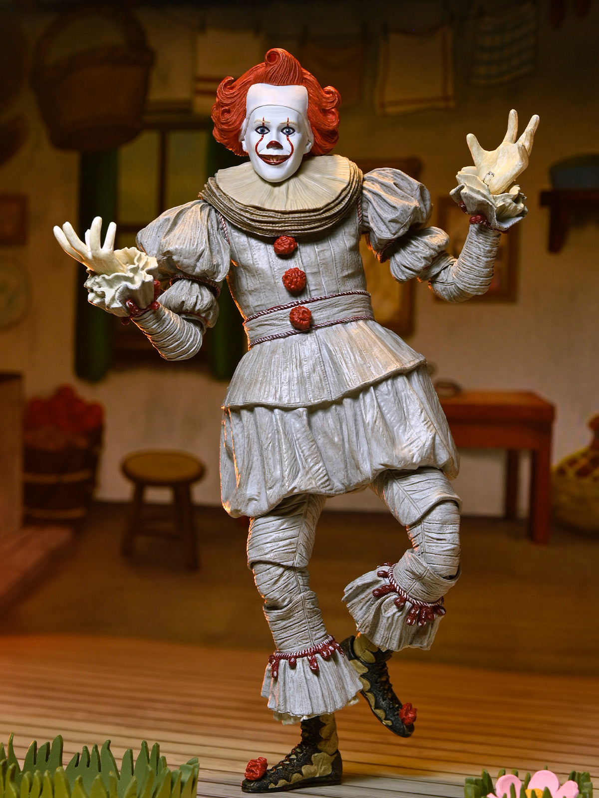 WELCOME TO DERRY ULTIMATE BOB GREY AS PENNYWISE 7" SCALE ACTION FIGURE