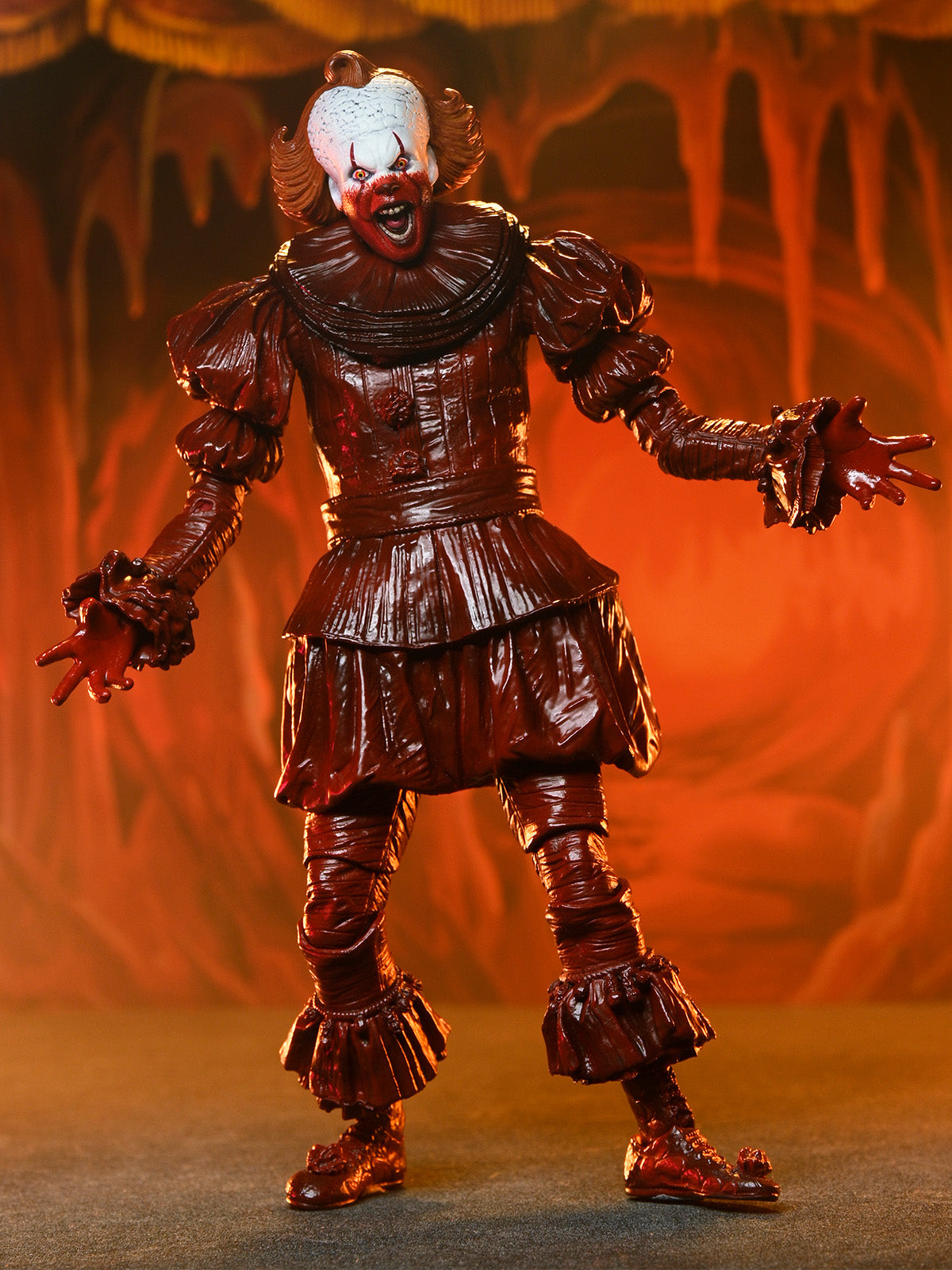 WELCOME TO DERRY ULTIMATE BLOOD PENNYWISE - 7" SCALE ACTION FIGURE - Packaging