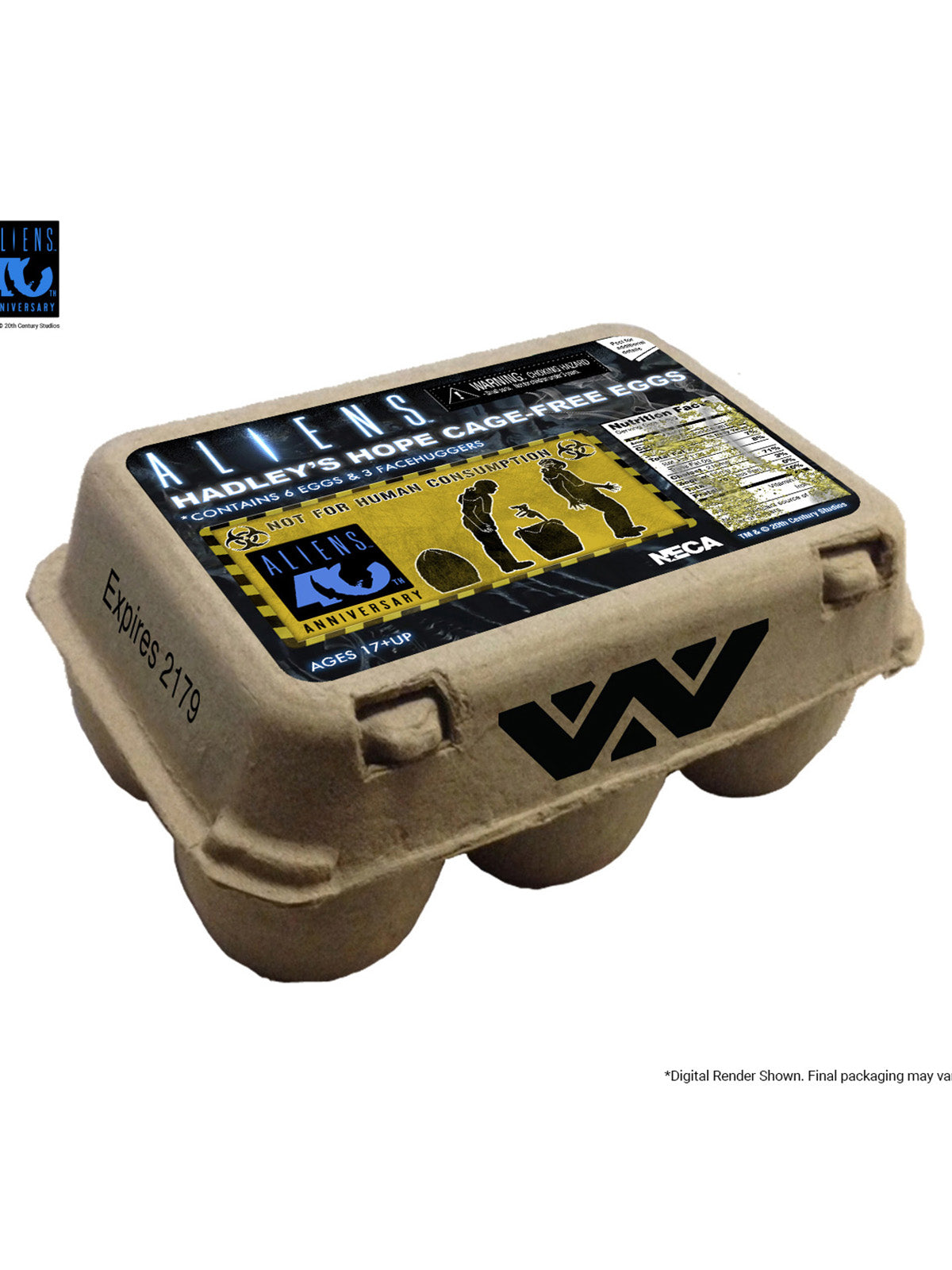 ALIENS 40TH ANNIVERSARY CARTON OF 6 ALIEN EGGS - ACCESSORY PACK