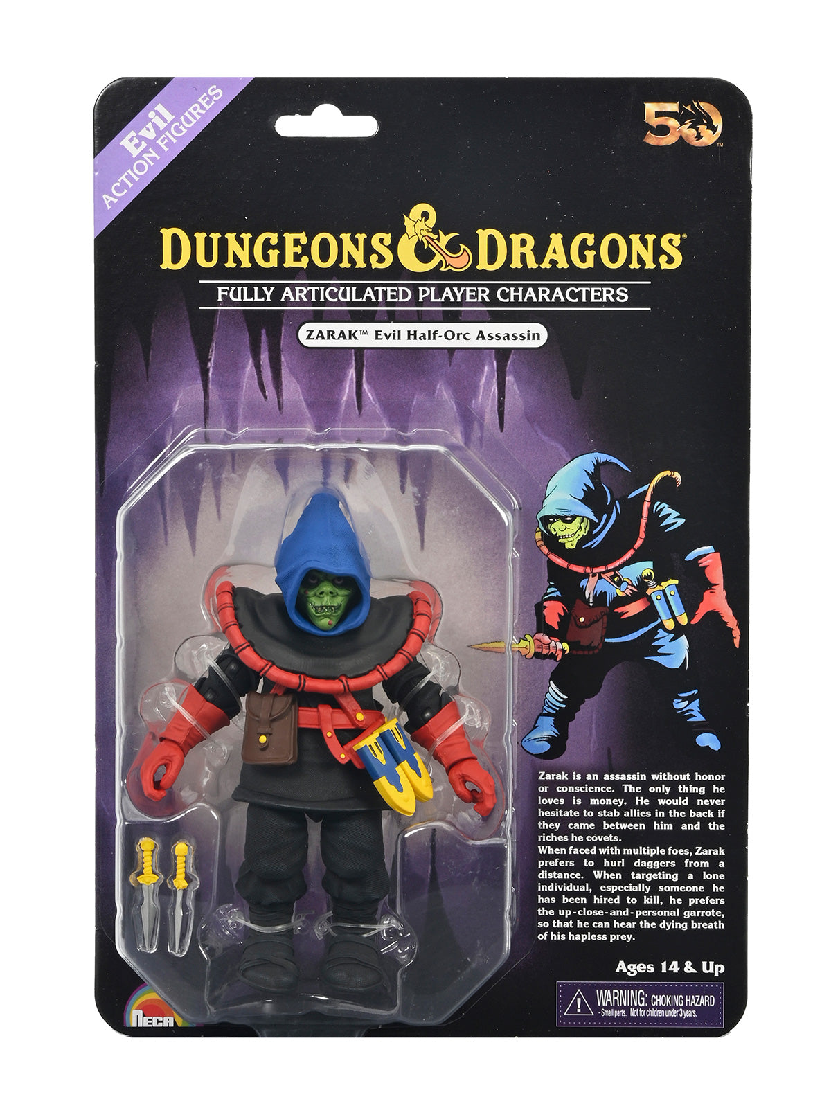 DUNGEONS &amp; DRAGONS - ZARAK 50TH ANNIVERSARY 7" SCALE ACTION FIGURE
