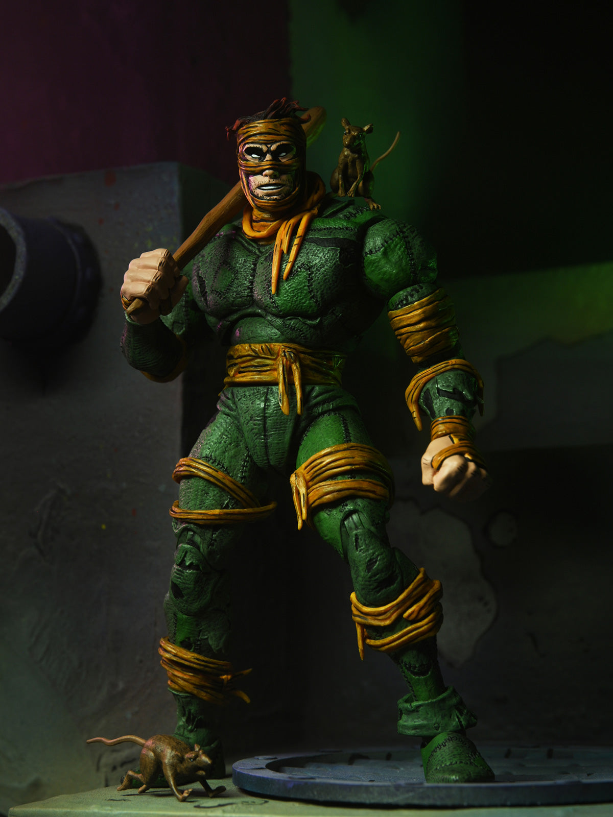 TMNT RAT KING (MIRAGE COMICS) 7" SCALE ACTION FIGURE - Back