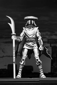 TMNT ELITE FOOT NINJA GUARD BLACK &amp; WHITE FIGURE (MIRAGE COMICS) - 7" SCALE ACTION FIGURE - Back