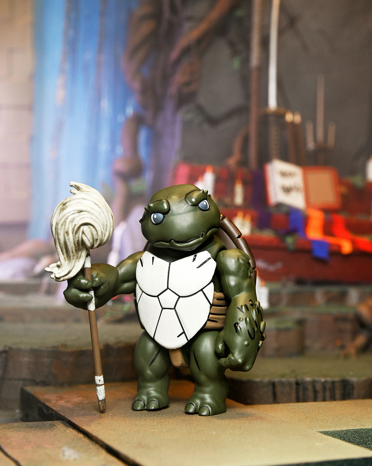 TMNT THE LAST RONIN - THE LOST YEARS CASEY MARIE WITH BABY ODYN &amp; UNO - 7" SCALE ACTION FIGURE - Packaging
