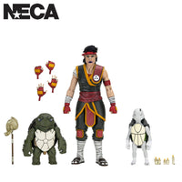 TMNT THE LAST RONIN - THE LOST YEARS CASEY MARIE WITH BABY ODYN &amp; UNO - 7" SCALE ACTION FIGURE - Front