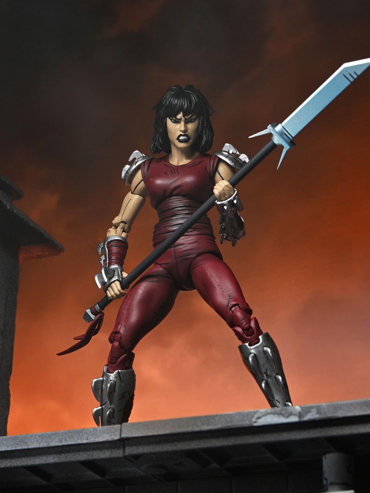 TMNT KARAI: CITY AT WAR (MIRAGE COMICS) 7" SCALE ACTION FIGURE - Side