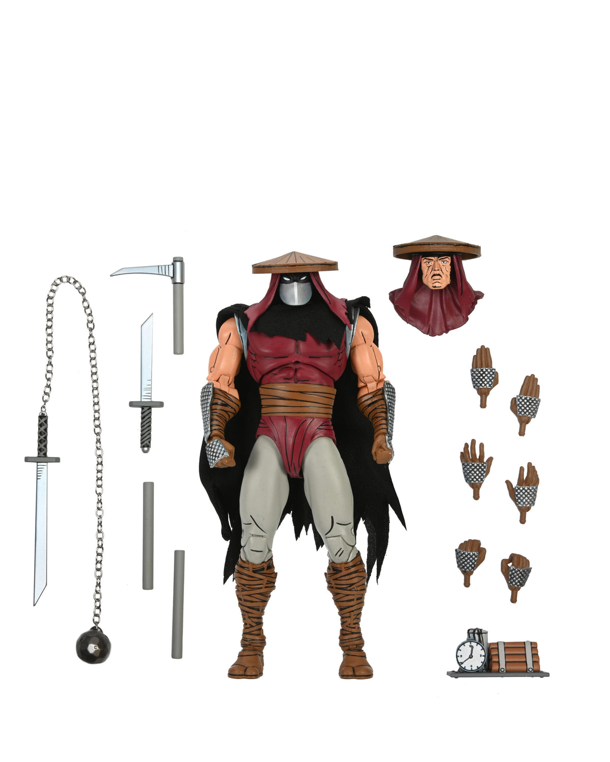 TMNT FOOT ASSASSIN CLASSIC COLOURS (MIRAGE COMICS) - 7" SCALE ACTION FIGURE - Back