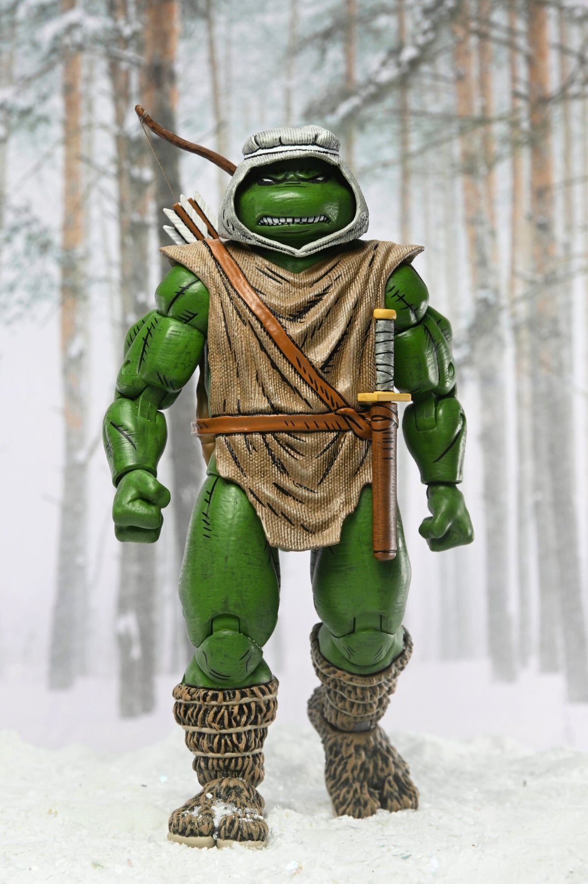 TMNT (MIRAGE COMICS) HUNTER LEO - 7" SCALE ACTION FIGURE - Back