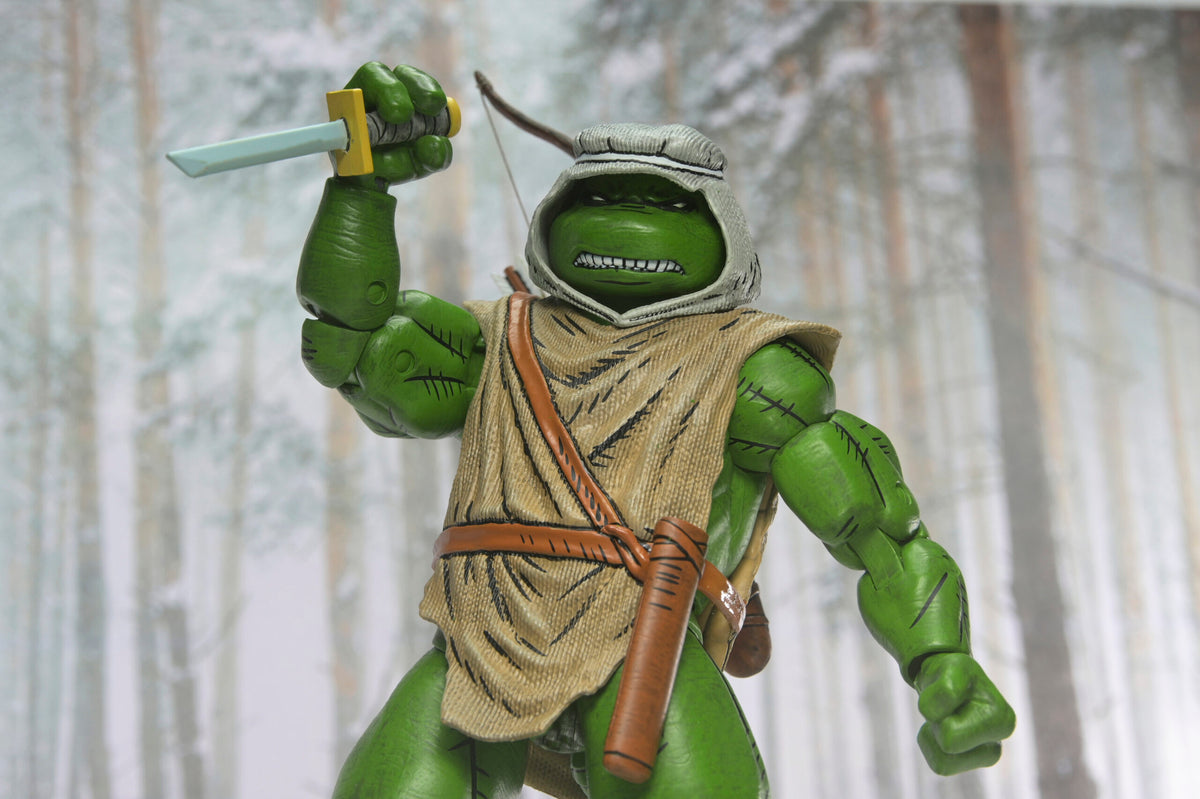 TMNT (MIRAGE COMICS) HUNTER LEO - 7" SCALE ACTION FIGURE - Packaging