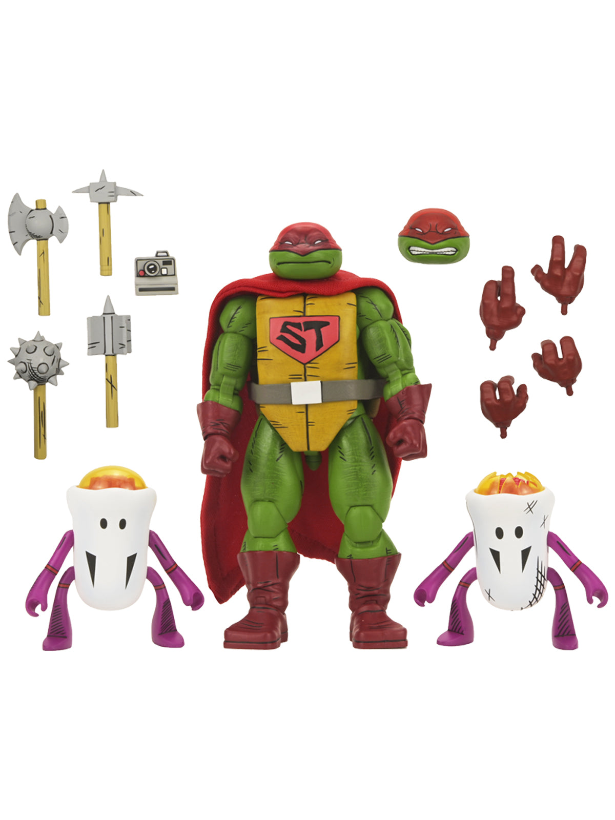 TMNT SUPER TURTLE (MIRAGE COMICS) 7" SCALE ACTION FIGURE - Back