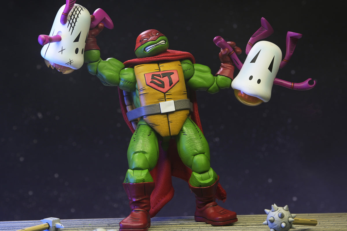 TMNT SUPER TURTLE (MIRAGE COMICS) 7" SCALE ACTION FIGURE - Side