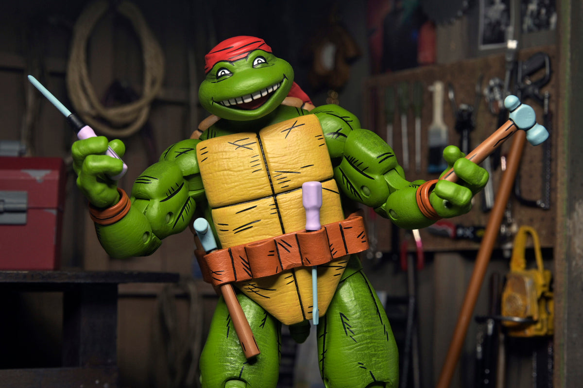 TMNT (MIRAGE COMICS) HANDYMAN DONATELLO - 7" SCALE ACTION FIGURE - Back