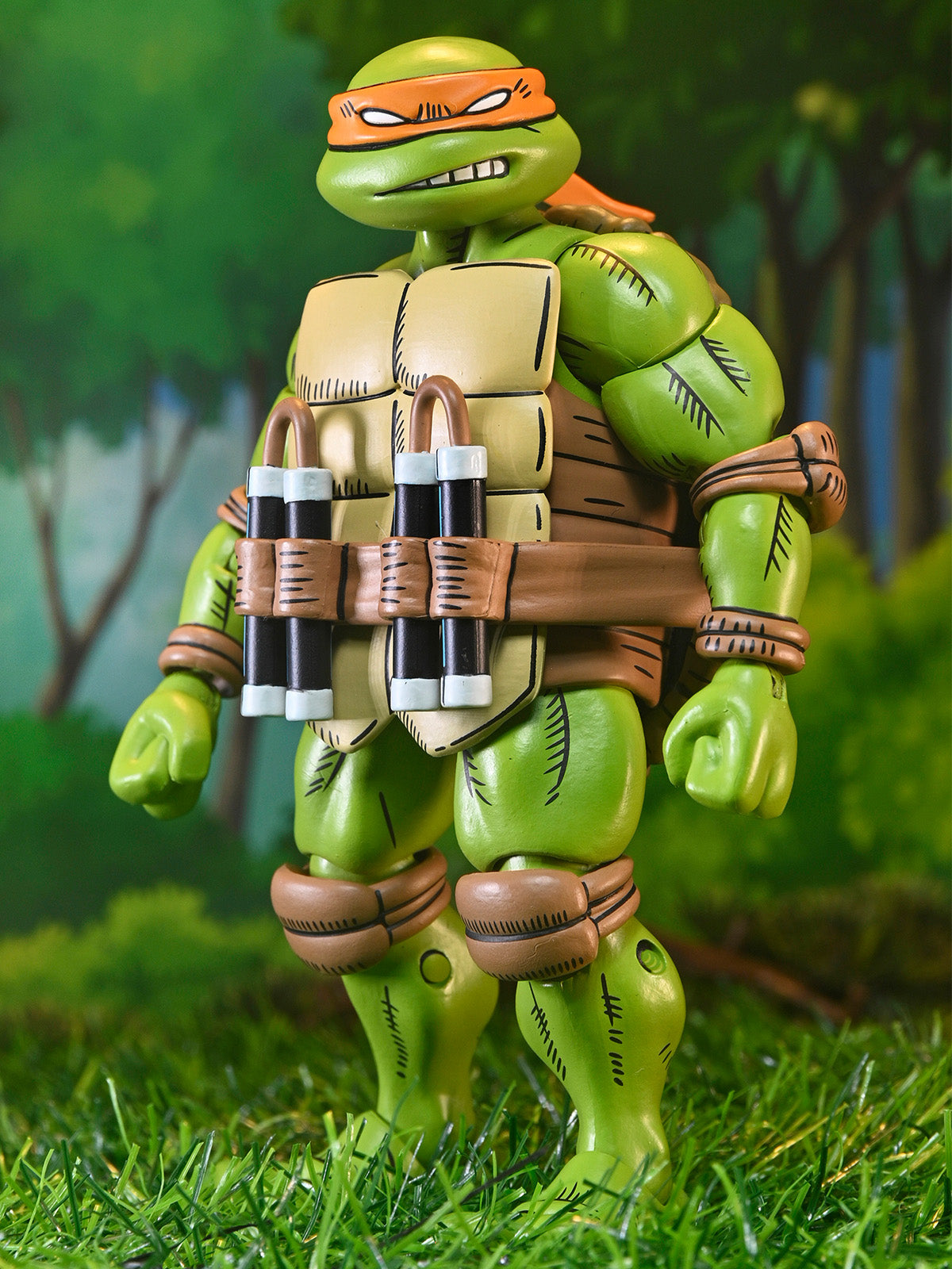 TMNT X USAGI YOJIMBO - ULTIMATE MICHELANGELO 7" SCALE ACTION FIGURE - Back