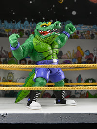 TMNT STUMP WRESTLING LEATHERHEAD (ARCHIE COMICS) 7" SCALE ACTION FIGURE