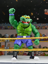 TMNT STUMP WRESTLING LEATHERHEAD (ARCHIE COMICS) 7" SCALE ACTION FIGURE