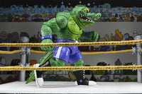 TMNT STUMP WRESTLING LEATHERHEAD (ARCHIE COMICS) 7" SCALE ACTION FIGURE - Packaging
