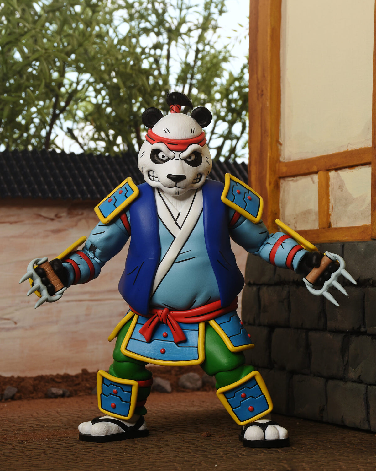 TMNT (CARTOON) ULTIMATE PANDA KHAN - 7" SCALE ACTION FIGURE - Back