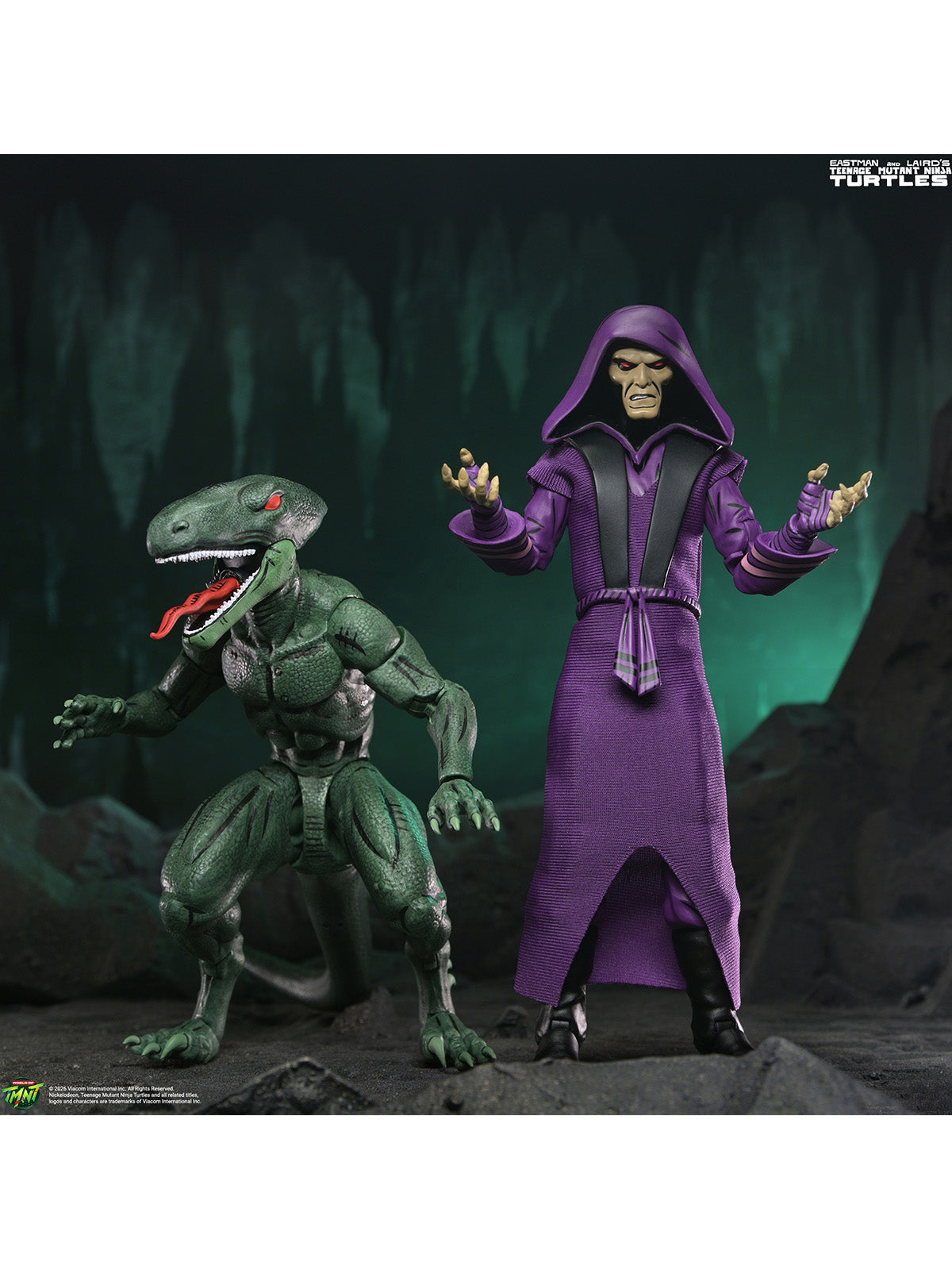 TMNT DAIMYO ORKAI &amp; RAPTOR (MIRAGE COMICS) - 7" SCALE ACTION FIGURES 2 PACK - Side