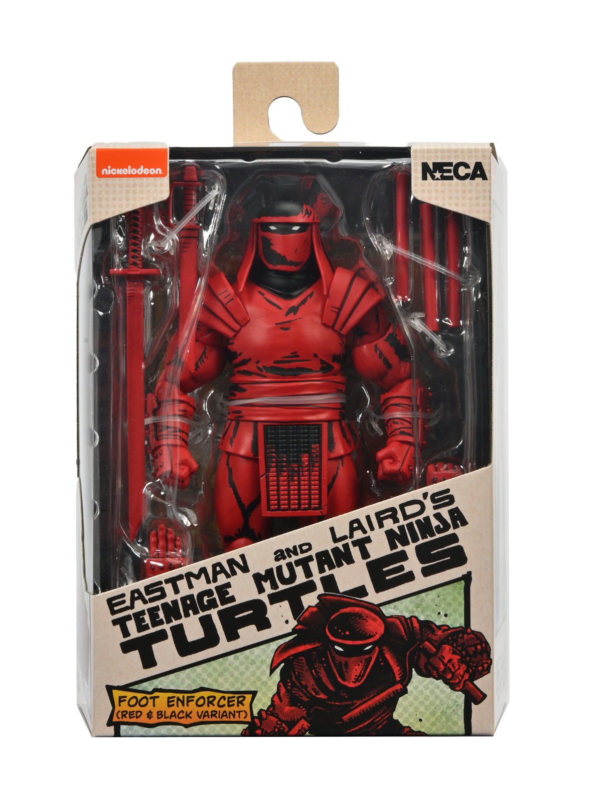 TMNT RED AND BLACK FOOT ENFORCER (MIRAGE COMICS) 7" SCALE ACTION FIGURE
