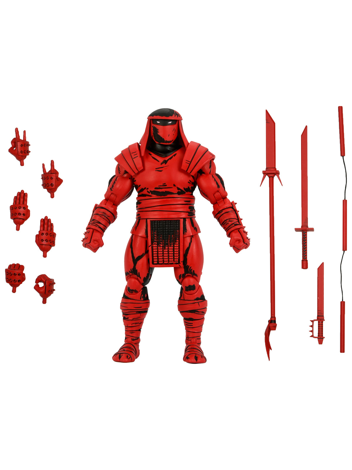 TMNT RED AND BLACK FOOT ENFORCER (MIRAGE COMICS) 7" SCALE ACTION FIGURE - Back