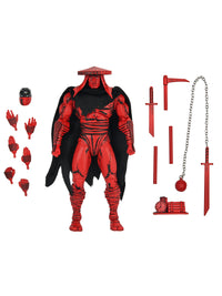 TMNT RED AND BLACK FOOT ASSASSIN (MIRAGE COMICS) 7" SCALE ACTION FIGURE - Back