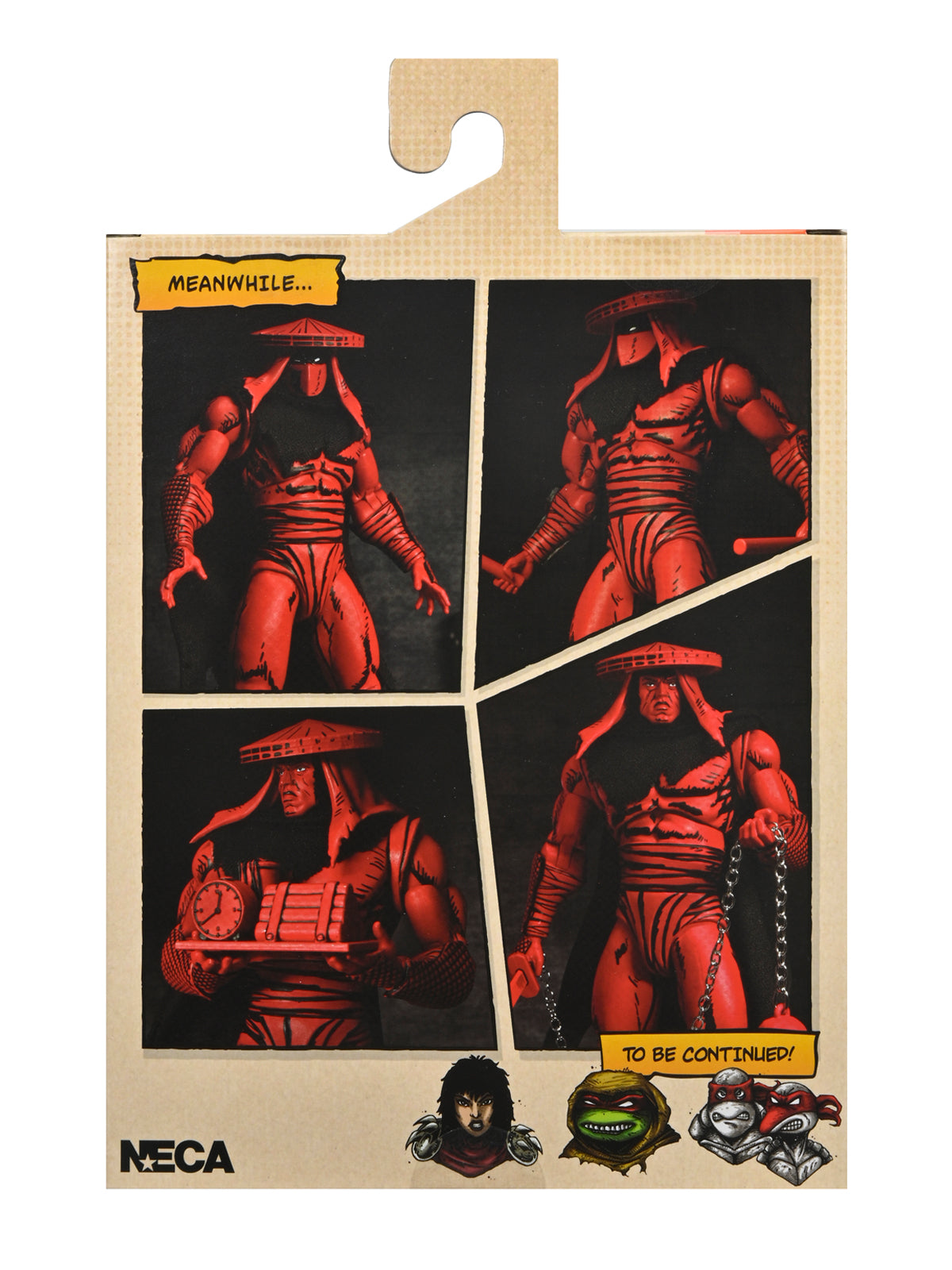 TMNT RED AND BLACK FOOT ASSASSIN (MIRAGE COMICS) 7" SCALE ACTION FIGURE
