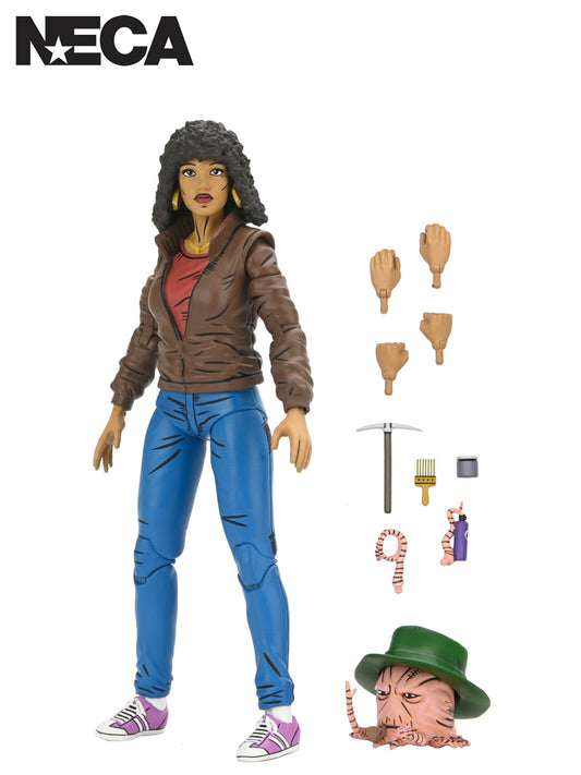TMNT APRIL O'NEIL (MIRAGE COMICS) - 7" SCALE ACTION FIGURE - Front