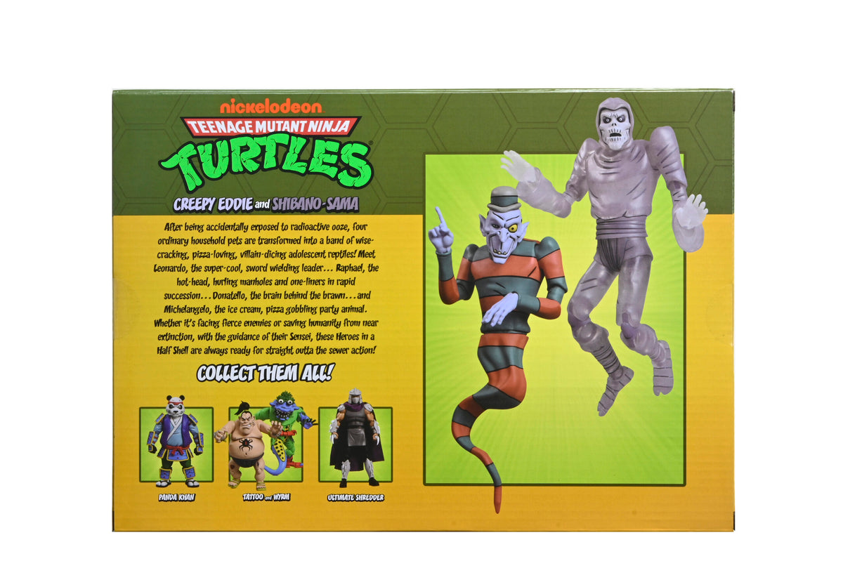 TMNT (CARTOON) CREEPY EDDIE &amp; SHIBANO-SAMA 2-PACK - 7" SCALE ACTION FIGURES