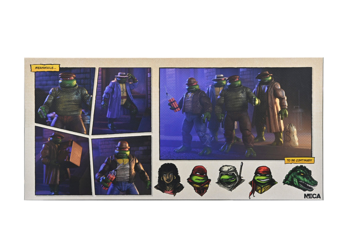 TMNT (MIRAGE COMICS) GANGSTER TURTLES 4-PACK - 7" SCALE ACTOIN FIGURES