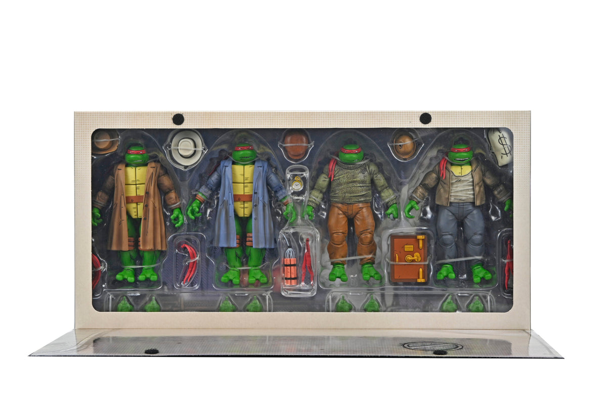 TMNT (MIRAGE COMICS) GANGSTER TURTLES 4-PACK - 7" SCALE ACTOIN FIGURES