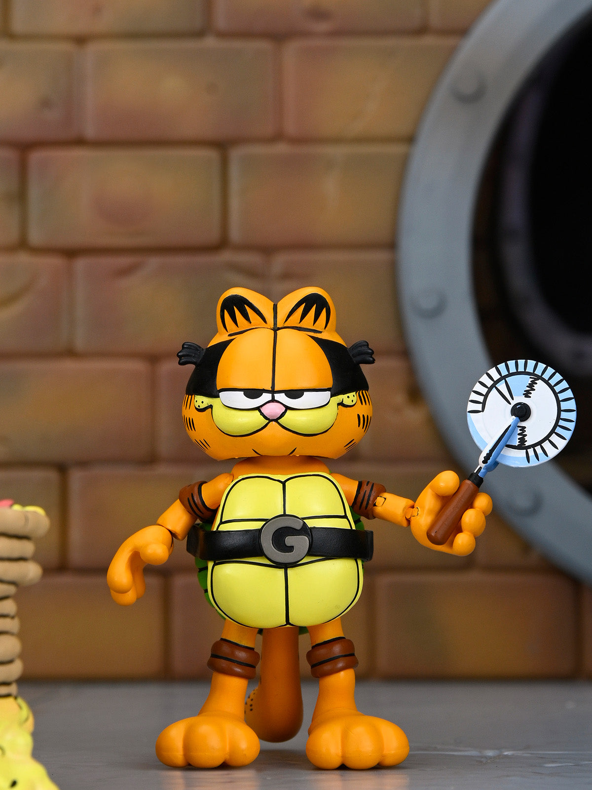 TMNT (ARCHIE COMICS) X GARFIELD ULTIMATE GARFELLO &amp; ODIE - 7" SCALE ACTION FIGURES - Back