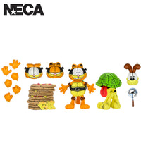 TMNT (ARCHIE COMICS) X GARFIELD ULTIMATE GARFELLO &amp; ODIE - 7" SCALE ACTION FIGURES - Front