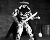 TMNT FOOT ASSASSIN BLACK &amp; WHITE (MIRAGE COMICS) - 7" SCALE ACTION FIGURE - Back