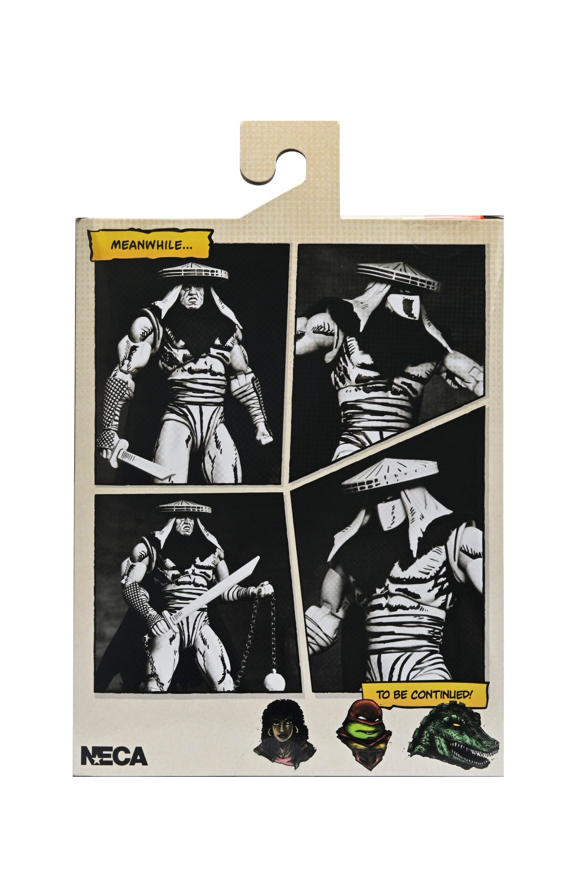 TMNT FOOT ASSASSIN BLACK &amp; WHITE (MIRAGE COMICS) - 7" SCALE ACTION FIGURE