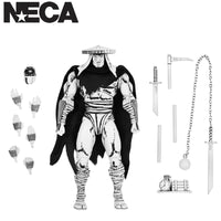 TMNT FOOT ASSASSIN BLACK &amp; WHITE (MIRAGE COMICS) - 7" SCALE ACTION FIGURE - Front