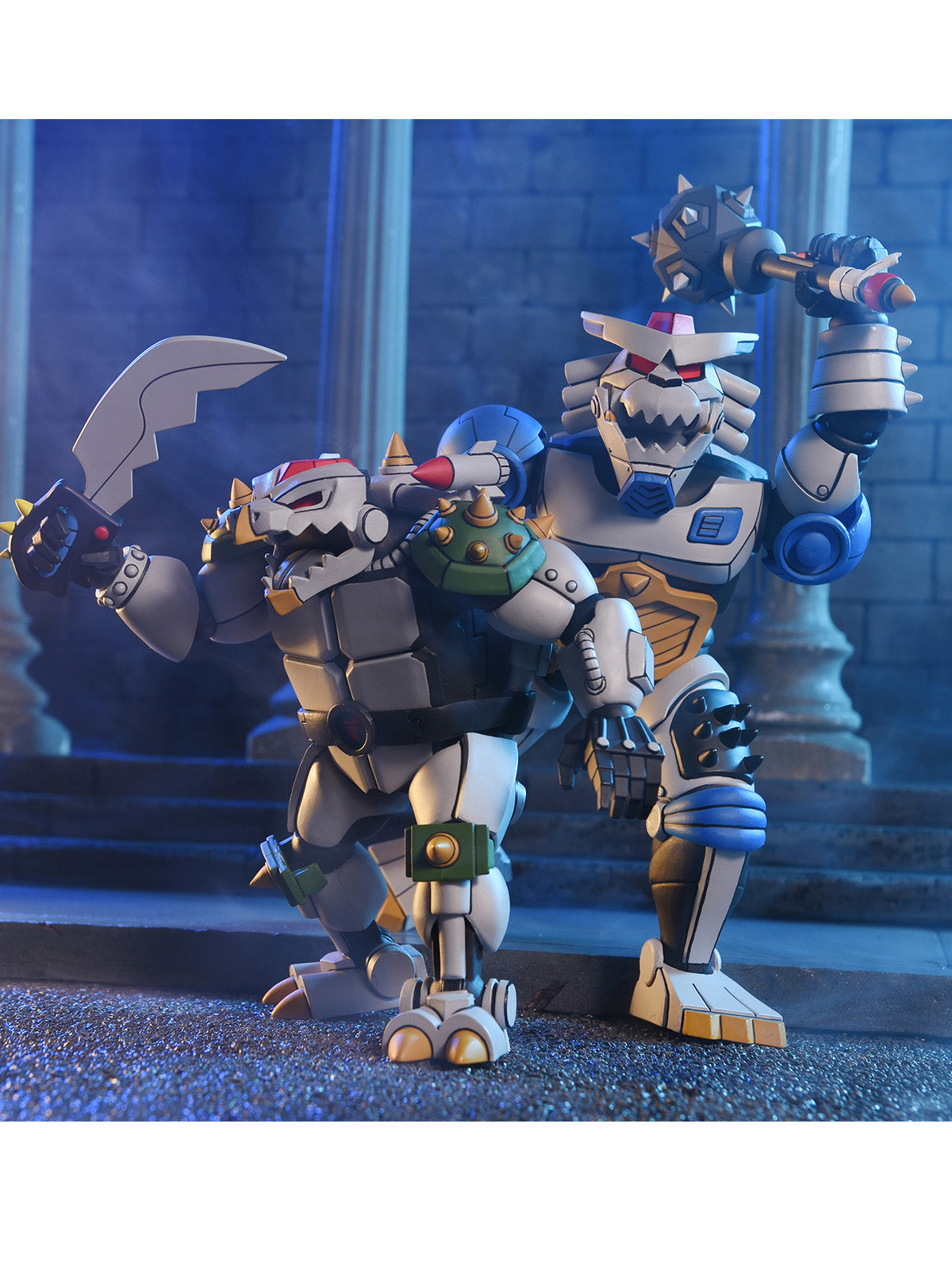 TMNT (1987 CARTOON) ROBO TOKKA &amp; RAHZAR 2-PACK 7" SCALE ACTION FIGURES