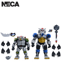 TMNT (1987 CARTOON) ROBO TOKKA &amp; RAHZAR 2-PACK 7" SCALE ACTION FIGURES - Front