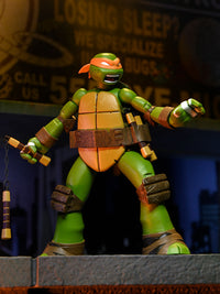 TMNT (2012 CARTOON) ULTIMATE MICHELANGELO 7" SCALE ACTION FIGURE - Back